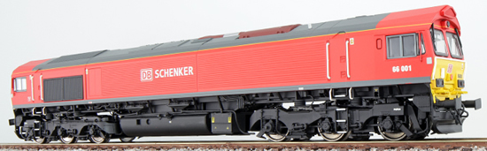 ESU 31074 - German Diesel Locomotive Class 66 DB Schenker 66001 of the DB (Sound Decoder)