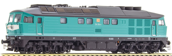 ESU 31165 - German Diesel Locomotive 234 304 of the DB, Turquoise (Sound Decoder and Smoke)