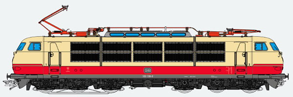 ESU 31171 - German Electric Locomotive 103 198 of the DB (Sound Decoder)