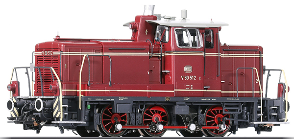 ESU 31415 - German Diesel Locomotive V60 512 of the DB, Old Red (Sound Decoder and Smoke)  