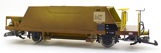 ESU 36054 - Hopper car, Xc 9423, RhB, yellow
