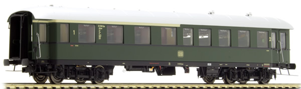 ESU 36147 - Passenger Coach AB4yse-37/55, 33604-Ffm, green, of the DB