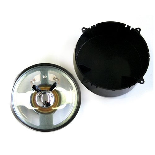 ESU 50446 - Loudspeaker 78mm, round, 32 Ohm, with sound chamber for LokSoundXL