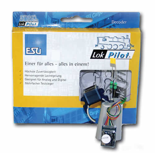 ESU 54630 - LokPilot digital set 1, LokPilot V4.0 54610, field magnet 51960, shielded choke