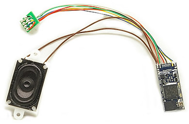 ESU 58810 - LokSound v5 micro DCC/MM/SX/M4 No sounds loaded, 8-pin NEM652, with speaker 11x15mm