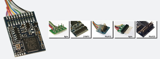ESU 64613 - LokPilot V4.0 M4 multiprotocol MM / DCC / SX / M4, 6-pol. NEM651 plug, wiring harness