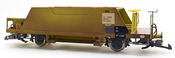 Hopper car, Xc 9423, RhB, yellow