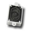 Loudspeaker 16mm x 25mm, square, 4 ohms, with sound chamber