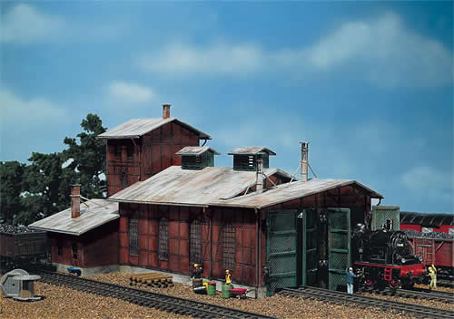 Faller 120161 - Locomotive shed, 2 stalls