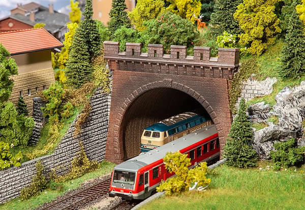 Faller 120570 - 2 Tunnel portals, two-track