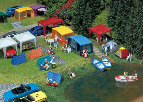 Faller 130504 - Set of camping tents