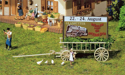 Faller 130527 - Wagon with advertising panel