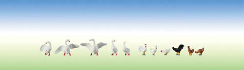 Faller 154010 - Hens + Geese