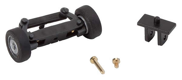 Faller 163001 - Front axle, completely assembled for sprinters (with wheels)