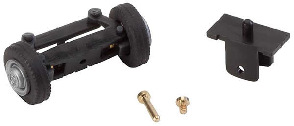 Faller 163008 - Front axle, completely assembled for delivery trucks (with wheels)