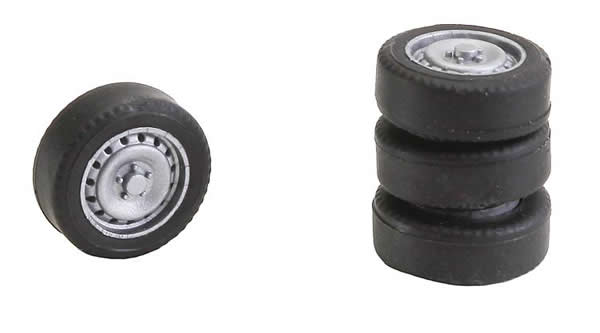 Faller 163108 - 4 tyres and rims for Sprinter / T5