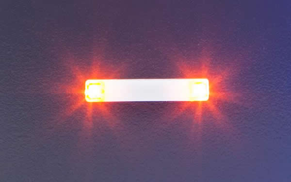 Faller 163764 - Flashing lights, 20.2 mm, orange