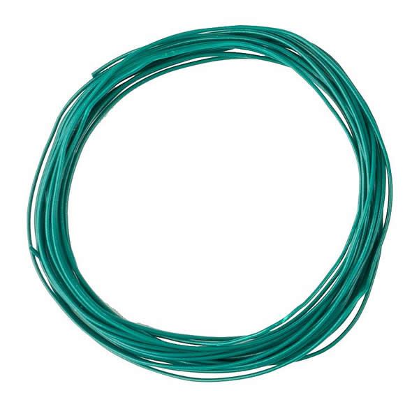 Faller 163783 - Stranded wire 0.04 mm², green, 10 m