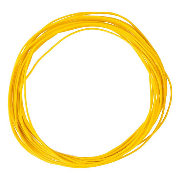 Faller 163785 - Stranded wire 0.04 mm², yellow, 10 m
