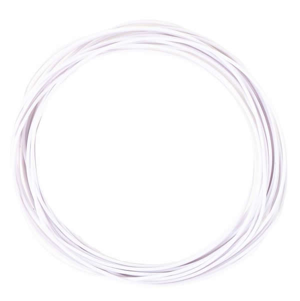 Faller 163790 - Stranded wire 0.04 mm², white, 10 m