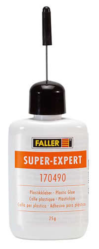 Faller 170490 - SUPER-EXPERT, Plastic Glue, 25 g