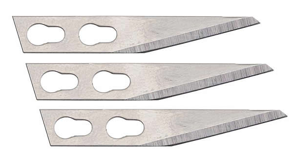 Faller 170682 - 3 Spare Blades for modelers knife no. 170687