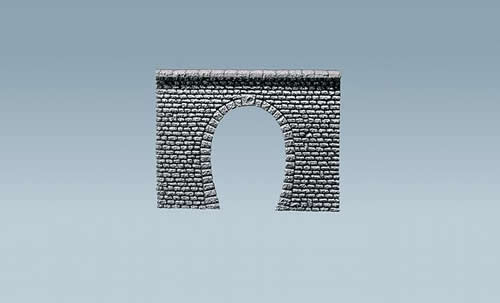 Faller 170880 - Decorative sheet tunnel portal Pros, Natural stone ashlars