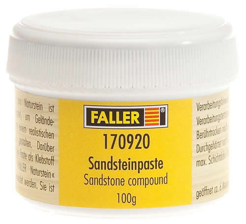 Faller 170920 - Stone paste, 100 g, dark yellow