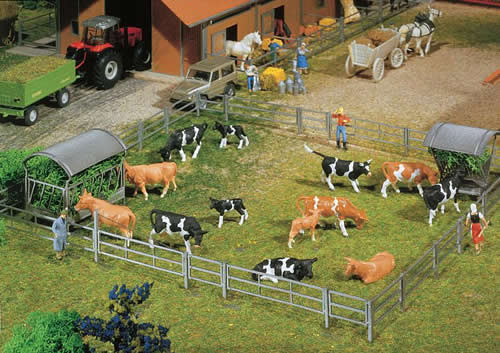 Faller 180434 - Fence systems for stalls and open stable farm, 2000 mm (2 x 1000 mm)