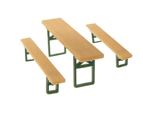 Faller 180444 - 40 Beer benches and 20 Tables
