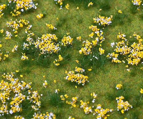Faller 180467 - PREMIUM Landscape segment, Flowering meadow, colourful