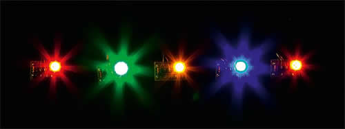 Faller 180652 - 5 LEDs, in different colours