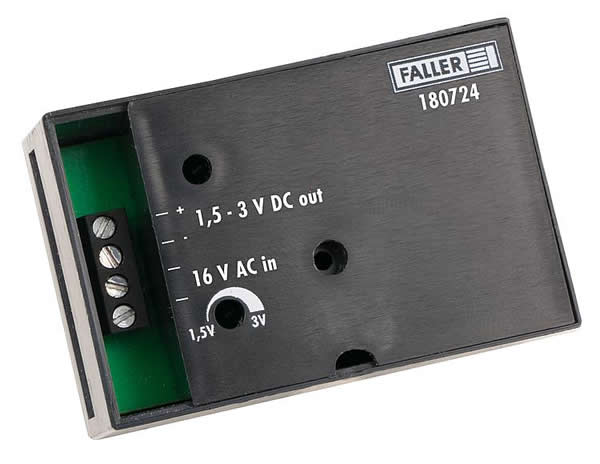 Faller 180724 - Voltage transformer 16 V AC, 1.5 to 3 V DC