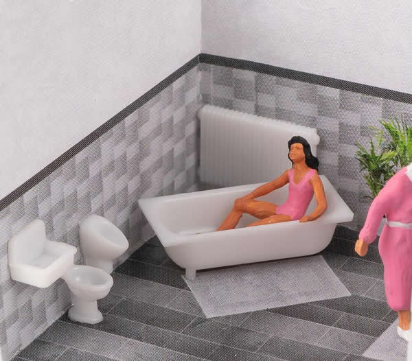 Faller 180993 - Bathroom tiles Set