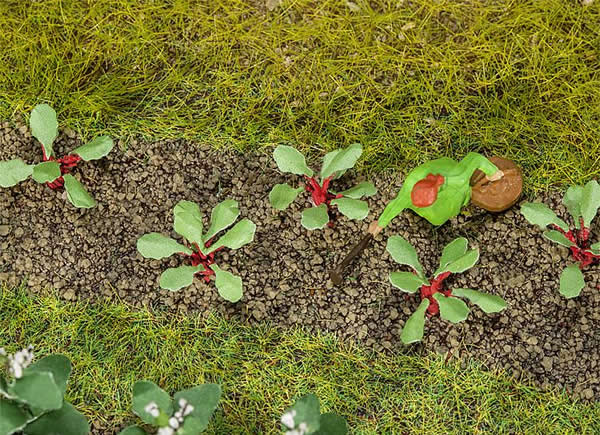 Faller 181273 - 28 Rhubarb plants