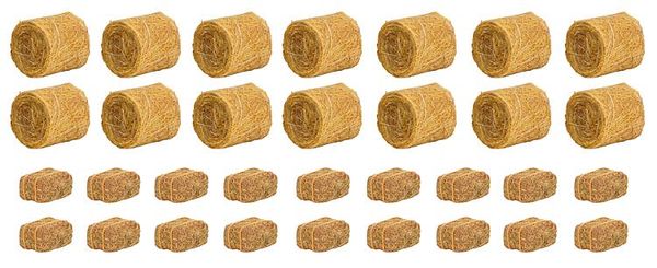 Faller 181286 - 14 round and 18 square-cut bales of hay