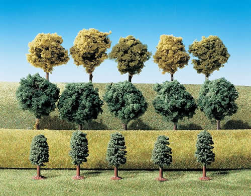Faller 181471 - 15 Deciduous trees