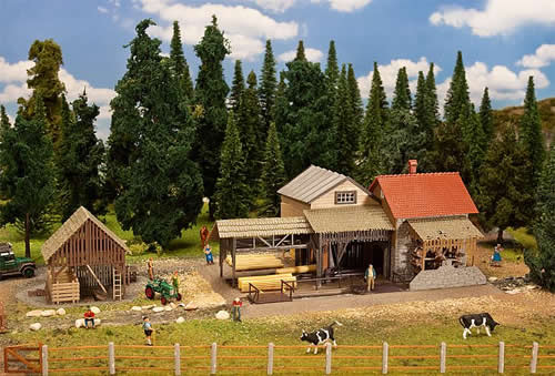 Faller 190209 - Sawmill with barn