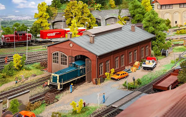Faller 191738 - Two-stall engine shed