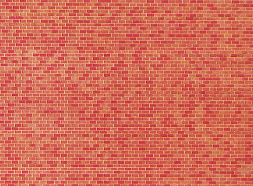 Faller 222568 - Wall card, Red brick	