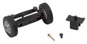 Front axle, completely assembled for lorries / buses (with wheels)