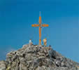 Summit Cross w/Mtn Peak