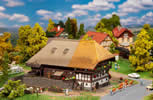 Black Forest farm with straw roof
