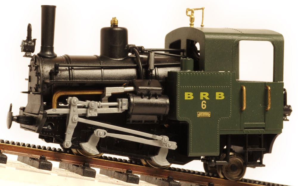  Train 1050-06 - Austrian BRB rack railway loco Nbr 6, green/black