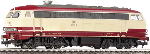 Fleischmann 423401 - Diesel Locomotive BR 218 creme/rot                        