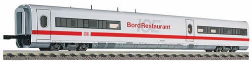 Fleischmann 4493 - ICE 2 - Restaurant-Coach BordRestaurant with traffic red stripe, type 807.0 of the DB AG