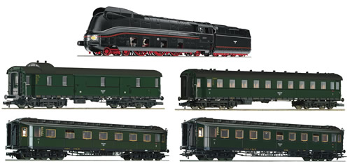 Fleischmann 481473 - German Steam Locomotive Set w. Sound