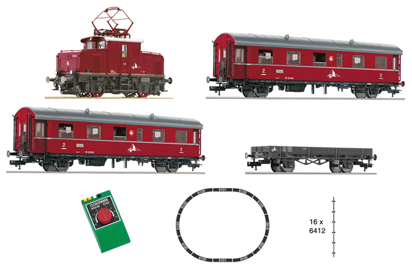 Fleischmann 481702 - Swiss Analog Starter Set w. Rack and Pinion Locomotive