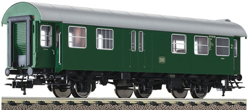 Fleischmann 509603 - German 2nd Class Passenger Coach with Luggage Compartment type BD3yg766 of the DB
