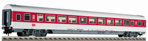 Fleischmann 5105 - IC/EC long distance openplan coach in traffic red livery, 2nd class, type Bpmbz.293.6 of the DB AG
